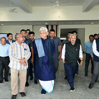 J-K LG reviews ongoing arrangements for Yatris in Srinagar ahead of Amarnath Yatra 2025