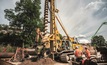 A Bauer BG 40 is being utilised by Bauer Spezialtiefbau for the construction of the CFA piles on a joint project it is working on in Aschaffenburg, Germany, with Michel Bau GmbH