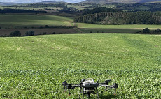 Working towards spraying with drones