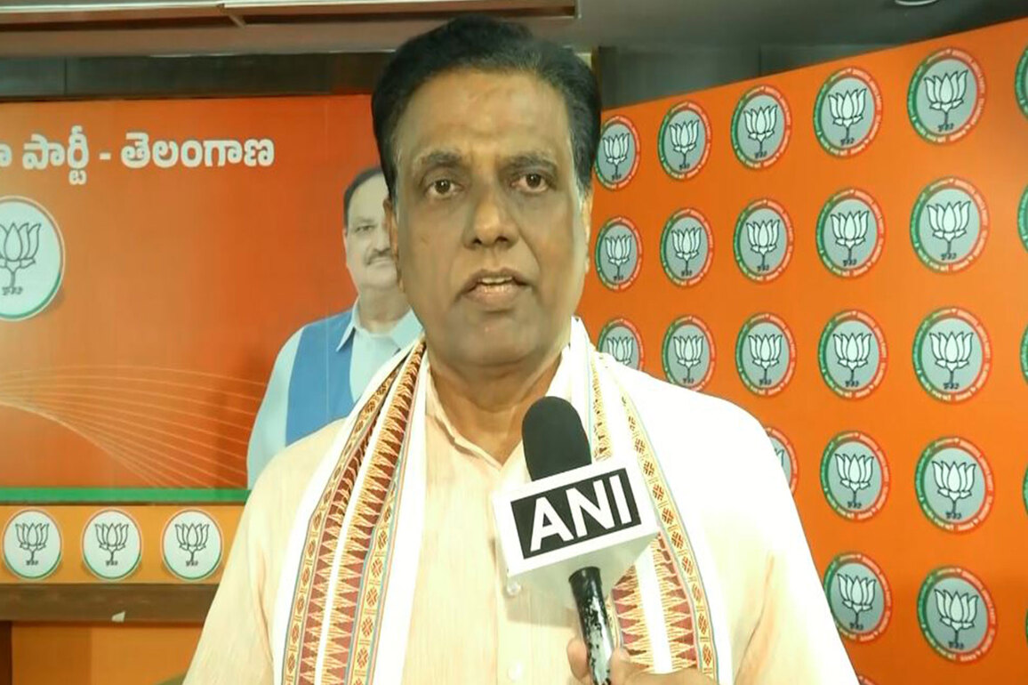 Congress' Telangana model is "Fake, Failed, Fraud Model": BJP leader NV Subhash