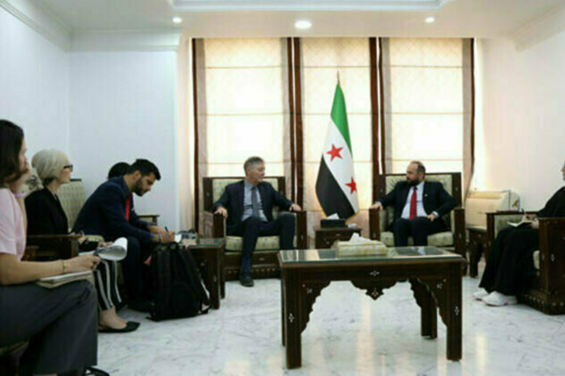 Information Minister meets Charg dAffaires of EU delegation to Syria