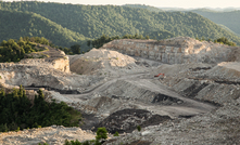 Mining activity in West Virginia