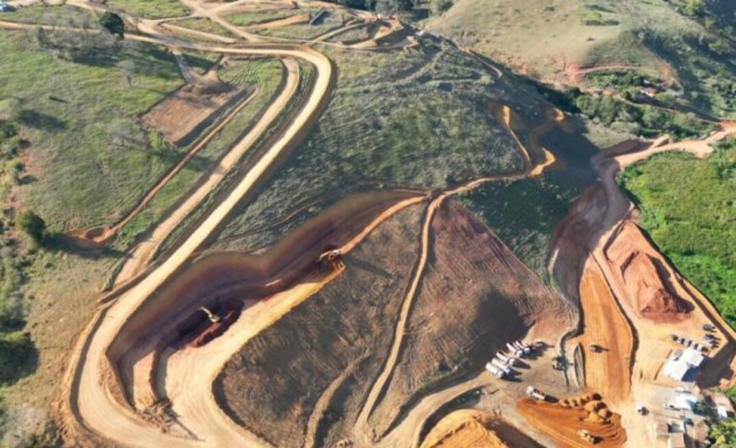 Construção de projeto de grafita da Graphcoa, empresa da Appian, na BA/Divulgação