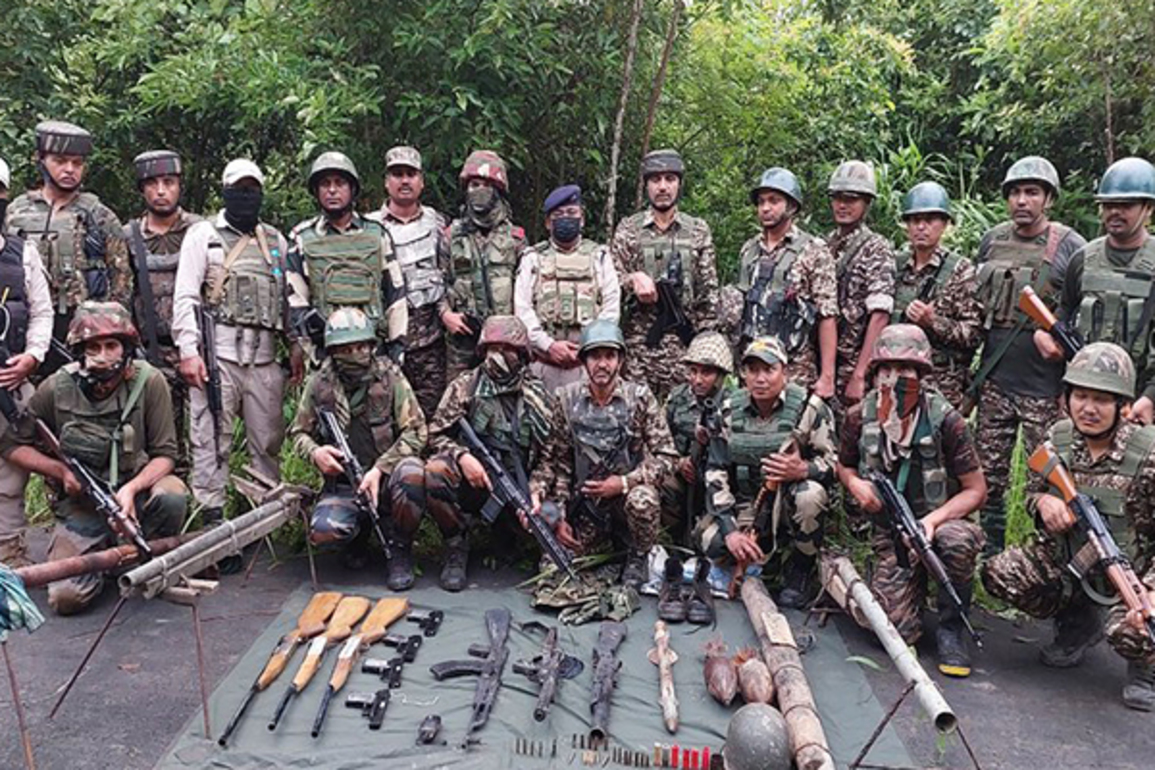 Manipur police recover several arms and ammunitions during search operations as law and order remains normal in state