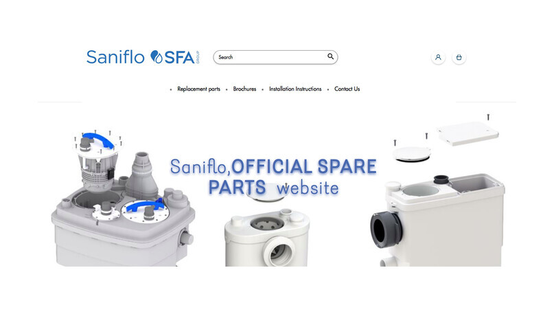 Saniflo official spare parts website now live