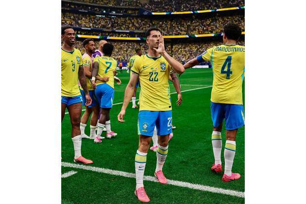 FIFA World Cup 2026: "Loss for words to describe it" Gabriel Martinelli celebrates after Brazil's Round of 16 qualification