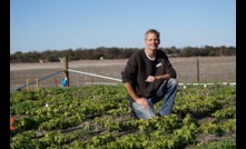  Dr James Nuttall is heading research into alternative legume varieties such as lab lab. Picture courtesy Agriculture Victoria.