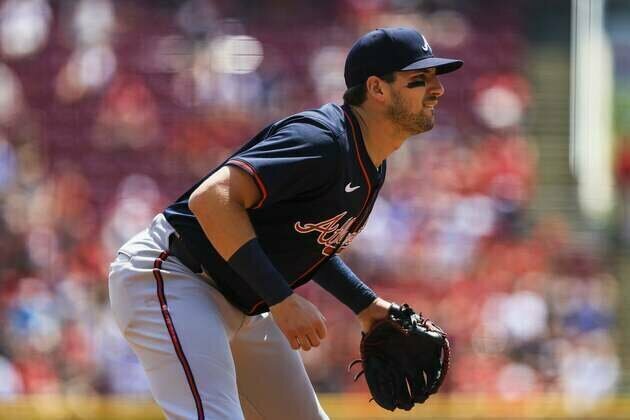 Braves 3B Austin Riley exits game with lower abdominal pain