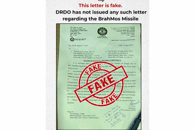 PIB Fact Checker debunks fake DRDO letter alleging failure in BrahMos missile components
