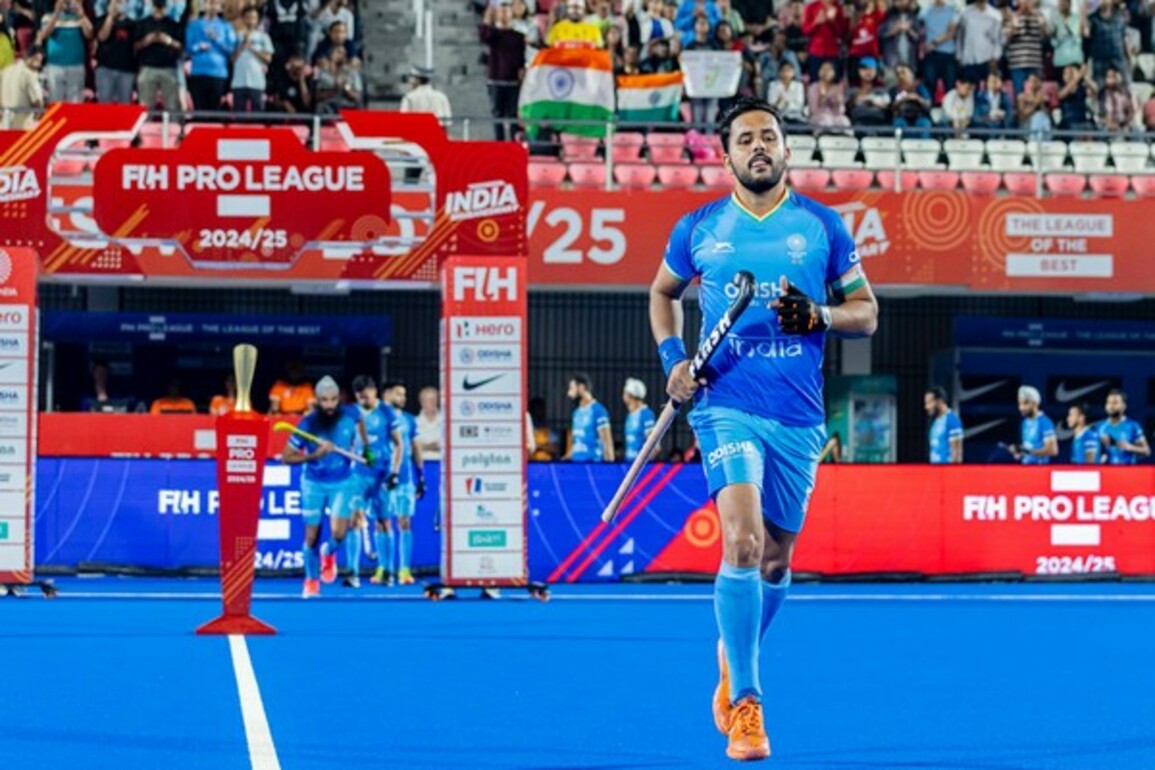 FIH Men's Hockey Pro League: Harmanpreet's brace leads India to 2-1 win over England