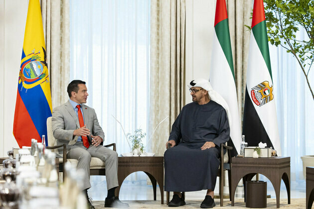 UAE, Ecuadorian Presidents discuss strengthening bilateral cooperation