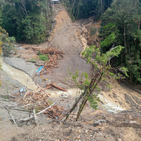 (SpotNews) INDONESIA-WEST PAPUA-FLASH FLOODS AND LANDSLIDES