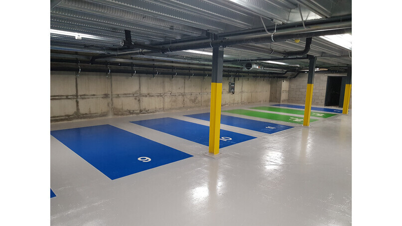 Bradite delivers colour co ordinated character car park