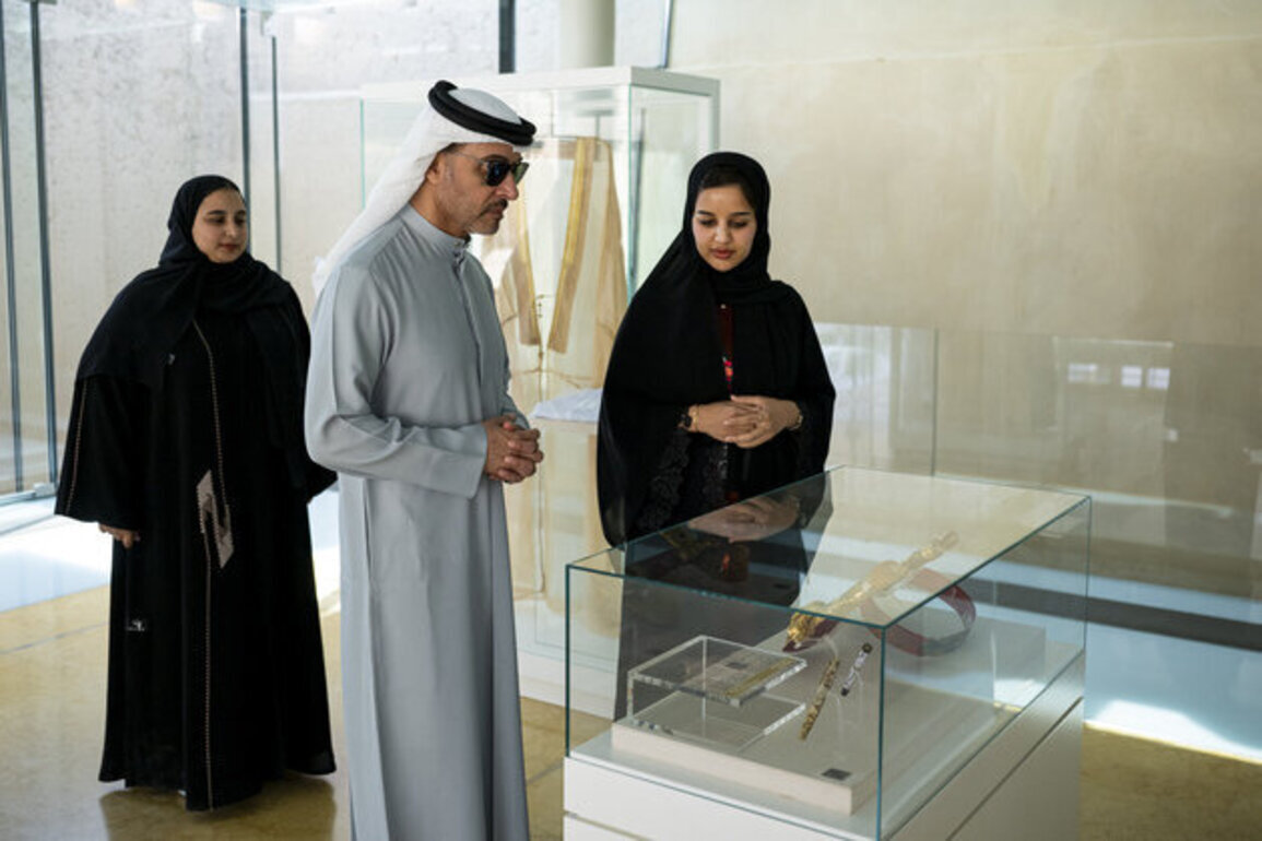 Hazza bin Zayed visits Qasr Al Muwaiji in support of preserving heritage, cultural sites in Al Ain Region