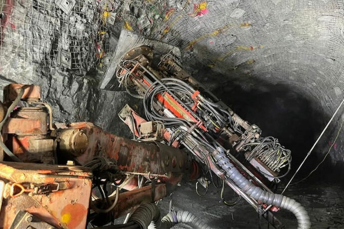 Drilling of the first production stope at Plutonic East