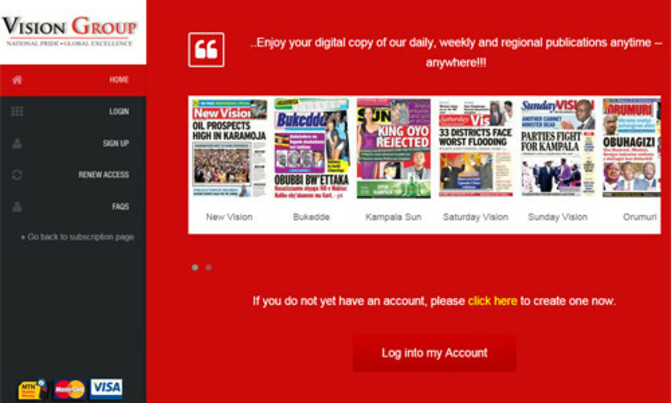 Vision Group debuts digital versions for newspapers Vision Group debuts digital versions for newspapers