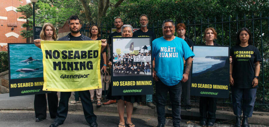 Protests against seabed mining in NZ