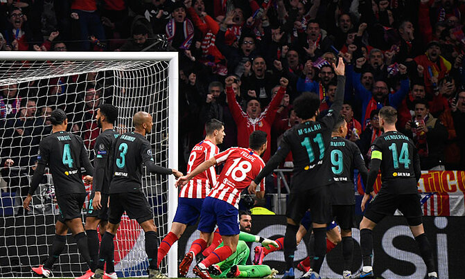Champions League: Atletico beat Liverpool 1-0 Champions League: Atletico beat Liverpool 1-0
