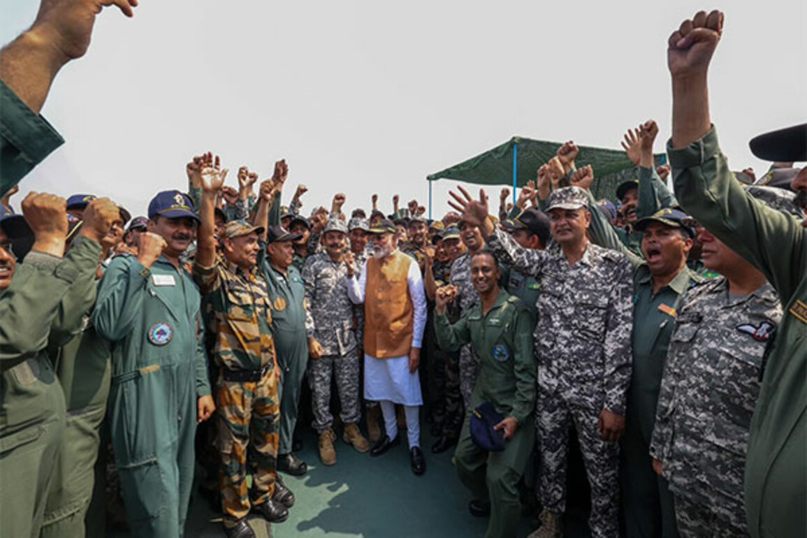 'Bharat Mata ki Jai' echoes at Adampur Air Base as PM Modi salutes courage of Air Warriors