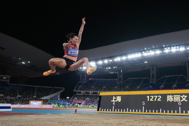 (SP)CHINA-15TH NATIONAL GAMES-ATHLETICS-WOMEN'S LONG JUMP-FINAL (CN)