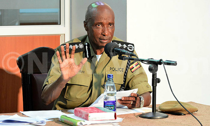 Kayihura suspends four officers over land fraud Kayihura suspends four officers over land fraud