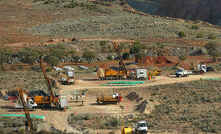 Drill-out in progress at Mt Morgans in Western Australia's Laverton goldfield