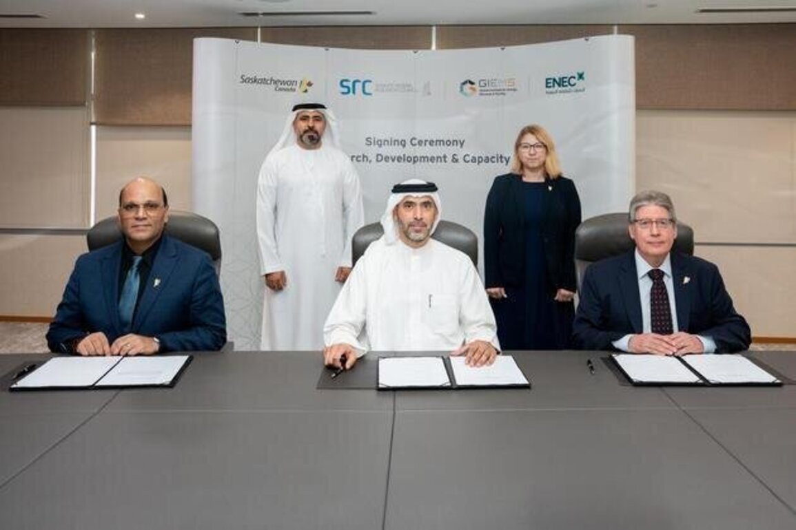 ENEC partners with two Canadian institutions to advance nuclear research
