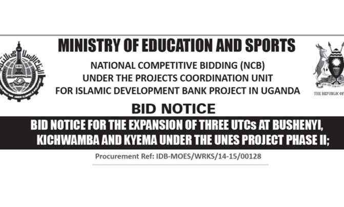 Ministry of Education and Sports Ministry of Education and Sports