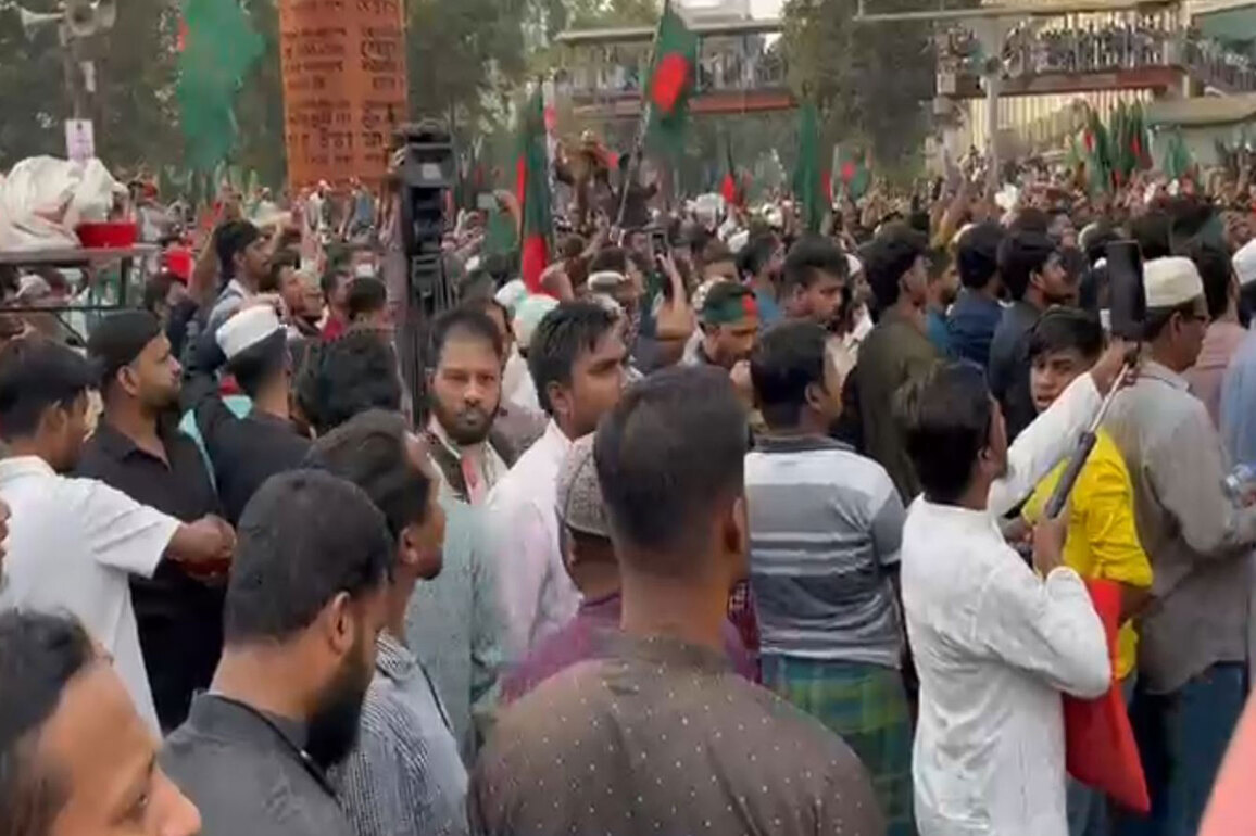 Bangladesh on edge ahead of Osman Hadi funeral
