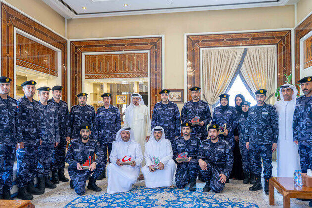 Ajman Ruler honours police for securing seven regional, international awards