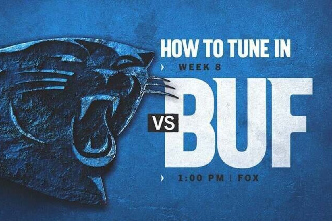 How to watch, listen and follow: Carolina vs. Buffalo in Week 8