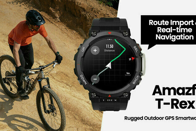 LATEST AMAZFIT T-REX 2 UPDATE INTRODUCES ROUTE IMPORT & REAL-TIME NAVIGATION, AND TRAINING TEMPLATES