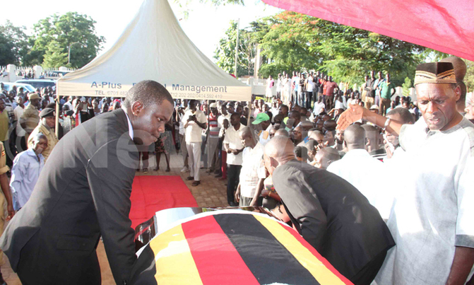 Hundreds welcome body of Mzee Joel Wacha in Lira Hundreds welcome body of Mzee Joel Wacha in Lira