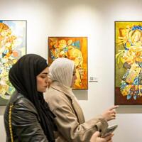 Mideast in Pictures: 7th edition of Art Cairo held at Grand Egyptian Museum