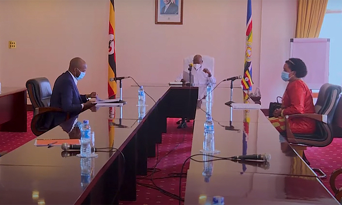 Museveni holds talks with Tooro king Museveni holds talks with Tooro king