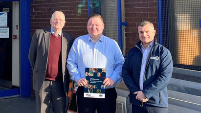 Local MP congratulates Henshaws on 40th anniversary
