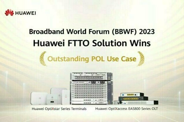 Huawei FTTO Solution Wins Outstanding POL Use Case Award at BBWF 2023