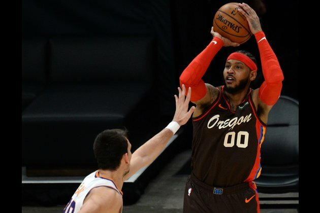 Carmelo Anthony hopes to help Blazers stop skid in Denver