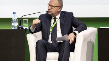 Mark Cutifani at the 2019 Mining Indaba conference.