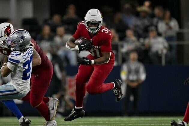 Report: Cards RB Emari Demercado (ankle) likely out vs. Jaguars