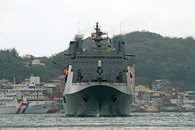 Taiwan detects six Chinese naval vessels, four ships around its territory
