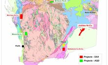  A map of the Jubilee Lakes project