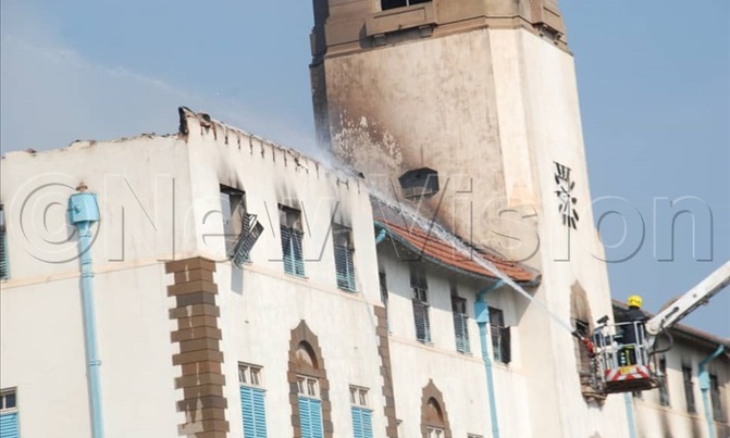 MAK FIRE: We hope it is an accident says Nawangwe MAK FIRE: We hope it is an accident says Nawangwe