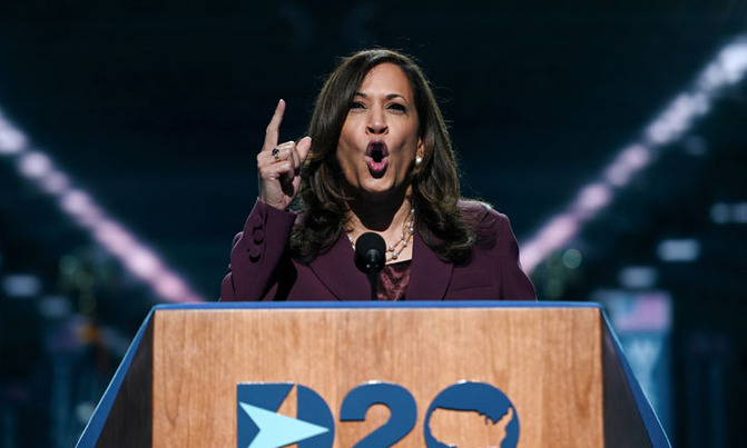 Harris, making history as VP pick, condemns Trump's leadership 'failure' Harris, making history as VP pick, condemns Trump's leadership 'failure'