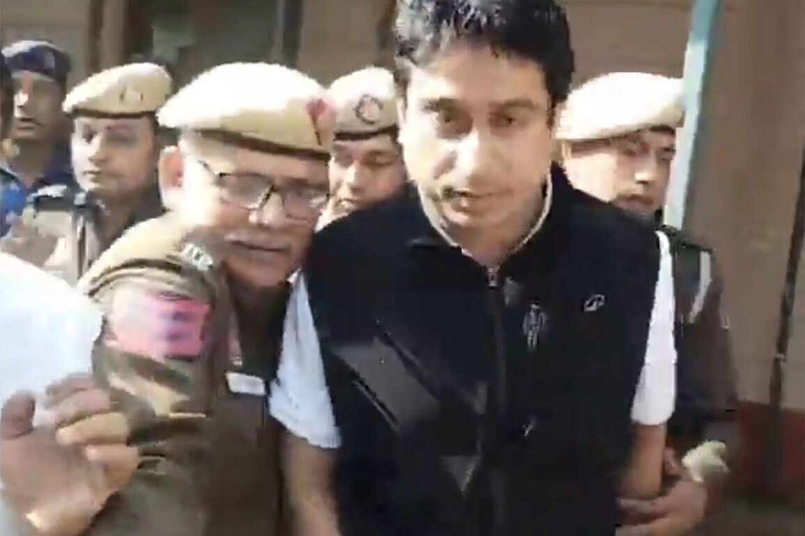 IYC chief sent to four-day police custody in "shirless protest" case, Congress condemns arrest