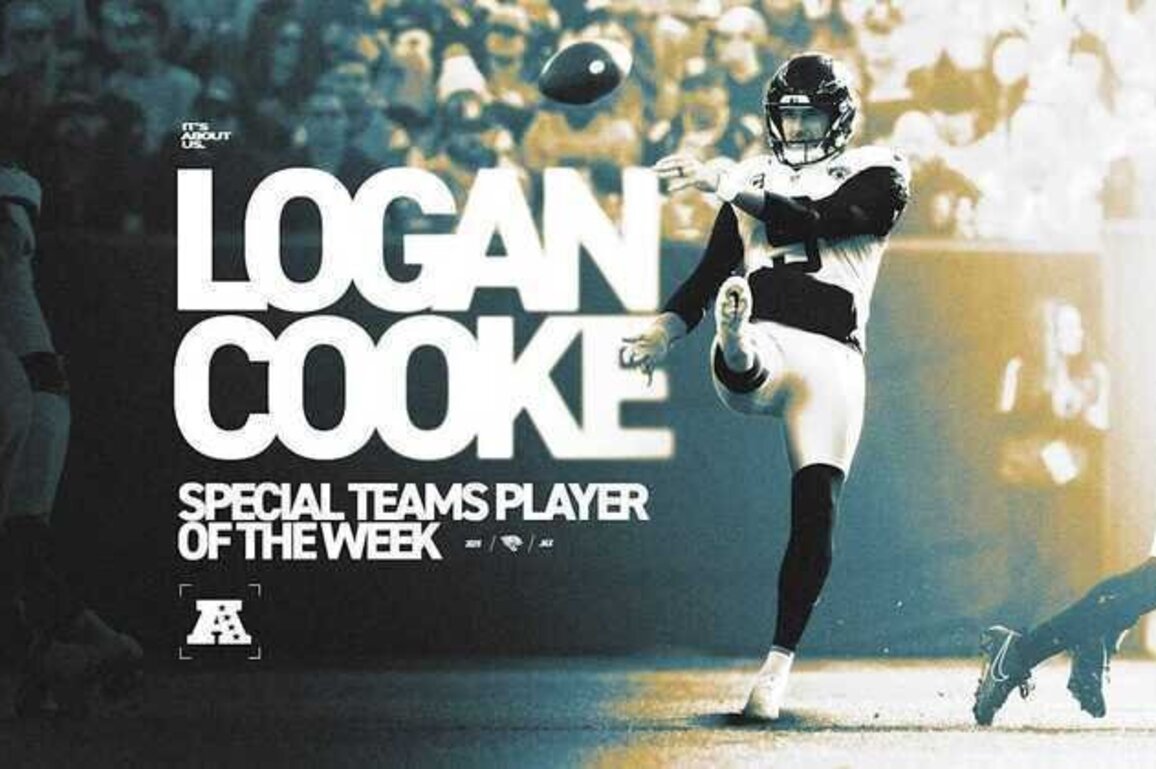 P Logan Cooke Wins AFC Special Teams Player of the Week