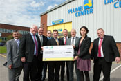 Plumb Center and Parts Center raise £100 000 for children's charity