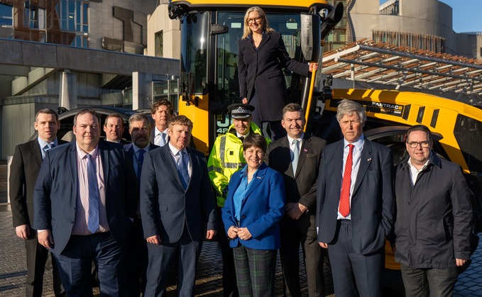 Scottish Conservative MSPs supporting calls for a machinery theft bill in Scotland.