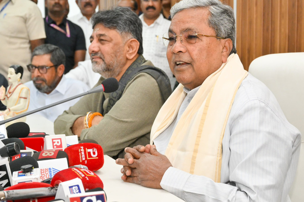 "Let him go," says Siddaramaiah as his deputy leaves for Delhi amid power-tussle over CM post