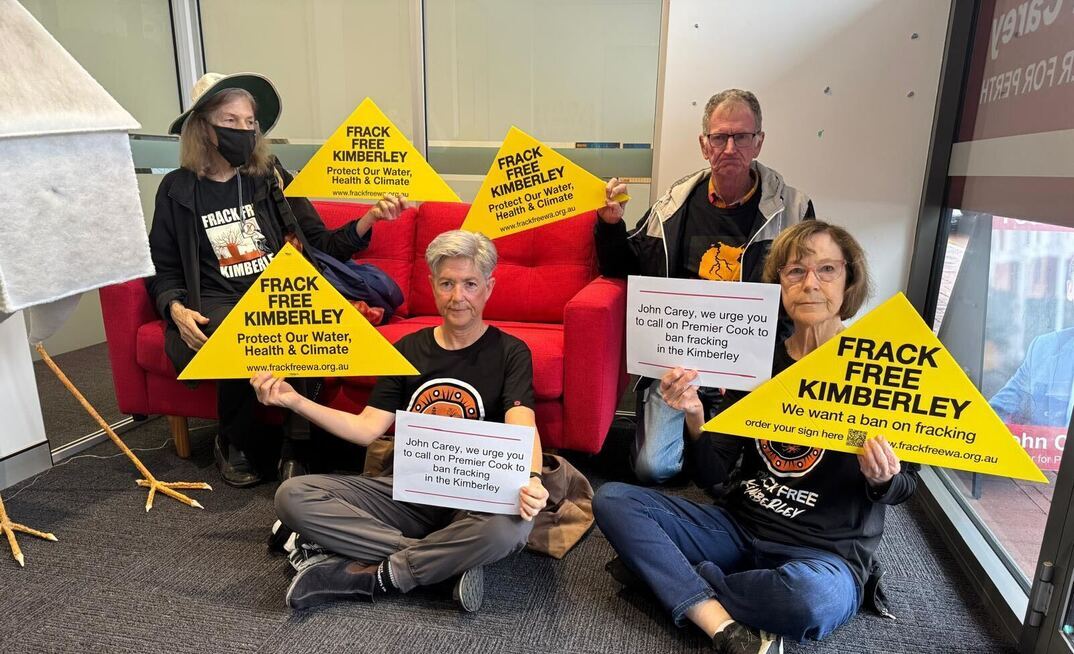 Frack Free Kimberley protesters